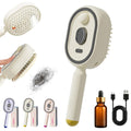 Electric Spray & Massage Hair Brush, 2026 Electric Steaming Massage Hair Care Brush, Rechargeable Detangling Electric Steam Brushs for Hair for Reduce Frizz, Nourishes Hairs, Anti-Static (Beige)
