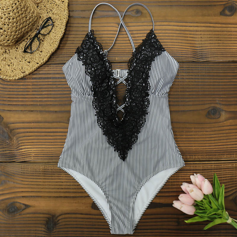 Vintage Women's Bathing Suit for Summer Beach Wear